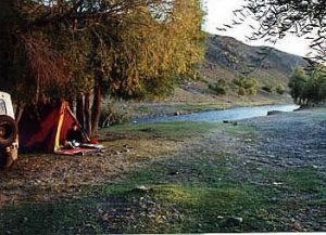 Campsite by Orkhon Gol River