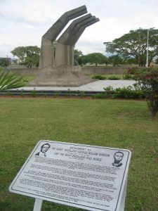 National Heroes Park memorial to George Gordon and Paul Bogle 19c