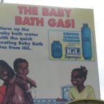 Downtown Kingston - billboard for fuel gas product