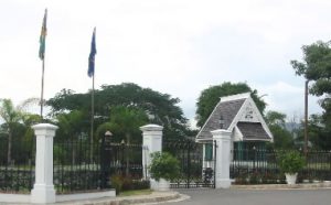 New Kingston - entry to Prime Minister's house