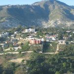 Port au Prince upscale hill neighborhoods (shantytowns in distance)