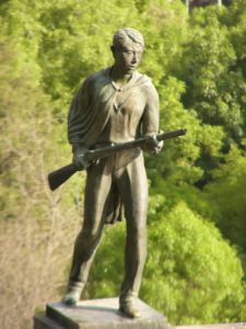 Gardens and statues of Chapultepec Castle