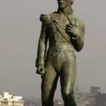 Gardens and statues of Chapultepec Castle