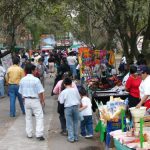 Vendors on the way to Chapultepec