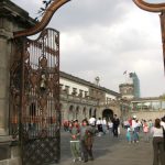 Entry gates to Chapultepec Castle