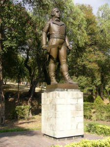 Statue of a liberator at Chapultepec