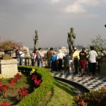 Gardens and statues of Chapultepec Castle