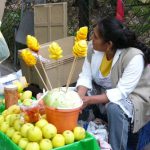 Vendors on the way to Chapultepec