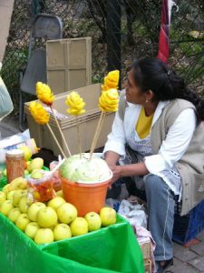 Vendors on the way to Chapultepec