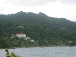 View of 'Blue Harbour' - Coward's first house in Jamaica;