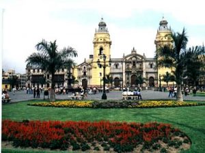 Lima central Plaza de Armas & cathedral