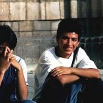 Lima guys on SF church steps