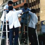 Lima Miraflores window washers