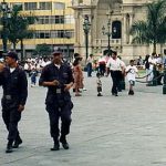 Lima police patrolling