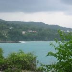 Looking toward Noel Coward's house across Blue Harbor