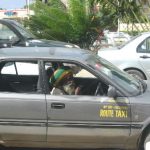 Taxi driver in knit hat - Montego Bay