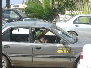Taxi driver in knit hat - Montego Bay
