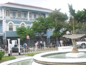 Main street in Montego Bay