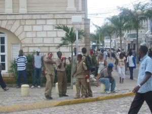 Main street in Montego Bay