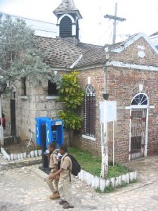 Old church downtown Montego Bay