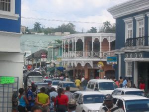 Main street in Montego Bay