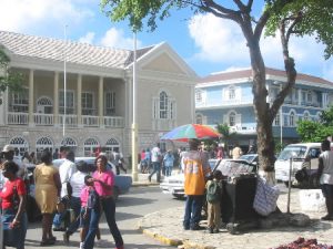 Main street in Montego Bay