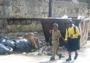 Back streets of Montego Bay