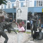 Memorial to freedom downtown