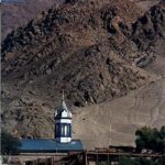 Atacama desert town church