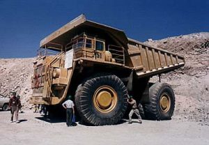 Chuquicamata copper mine truck