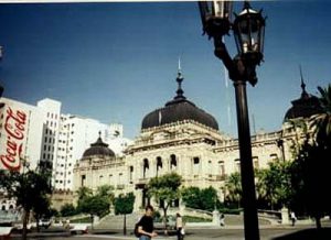 Tucuman City central square with capitol