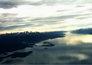 Bleak Tierra del Fuego landscape
