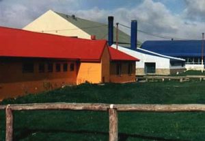 Ushuaia colorful buildings