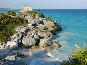 The ruins at Tulum date from