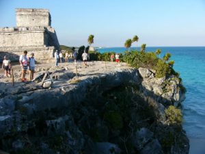 The ruins at Tulum date from