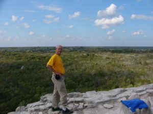 Coba Mayan ruins View from