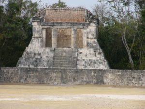 The ruins at Chichen Itza date from about 600-900 AD