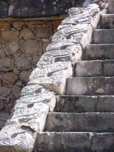 Dominating the center of Chichen Itza is the Temple of