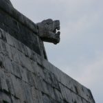 The ruins at Chichen Itza date from about 600-900 AD