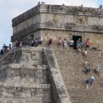 The ruins at Chichen Itza date from about 600-900 AD