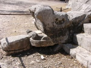 Dominating the center of Chichen Itza is the Temple of