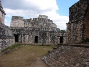 Ek' Balam is a pre-Columbian archaeological site in Yucatán built