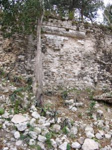 Much of Ek' Balam, as with other Mayan sites, has