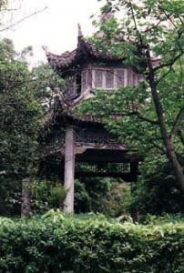 Wuhan-Mao's retreat, garden gazebo