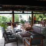 Lobby at Carolina Hotel in Tuk Tuk village