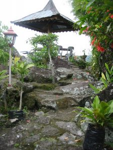 Viewing gazebo at Juwita Cafe