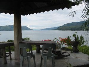 View looking south over Lake Toba