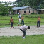 Tuk Tuk village volleyball game