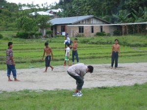 Tuk Tuk village volleyball game