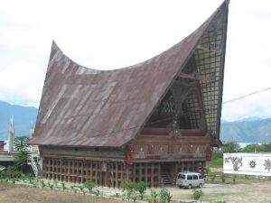 Traditional Batak architecture.